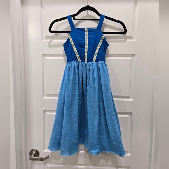 LLUM TONAL BLUE GISELLE CORSET DRESS GIRLS SIZE 6 HALLOWEEN COSTUME DRESS UP - Picture 1 of 16